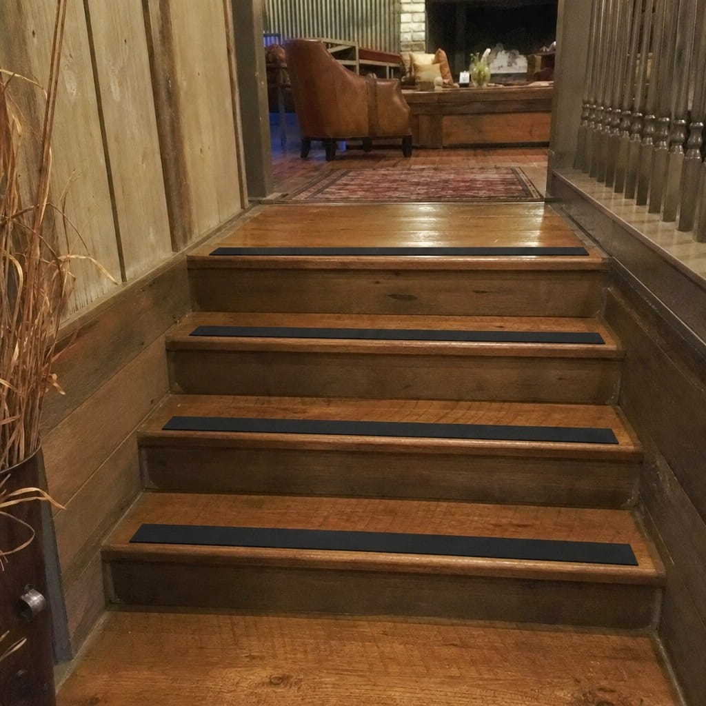 Customer photo review of Dovetail Non-Slip Stair Tread Insert Cut to Any Size