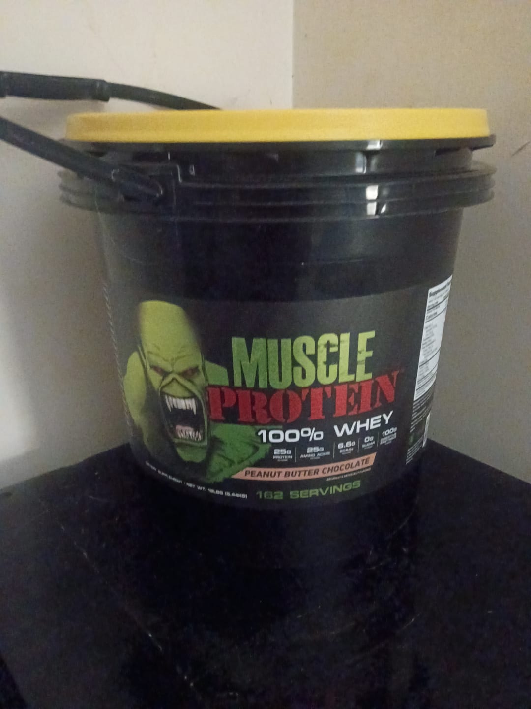 Customer photo review of Whey Protein Powder Bucket