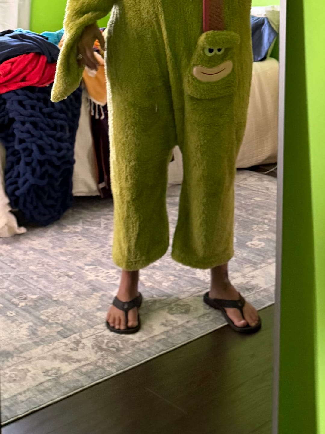 Customer photo review of Snuggo Puppet Onesie