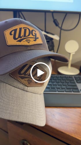 Customer video review of Premium Custom Leather Patch Hats (Wholesale)