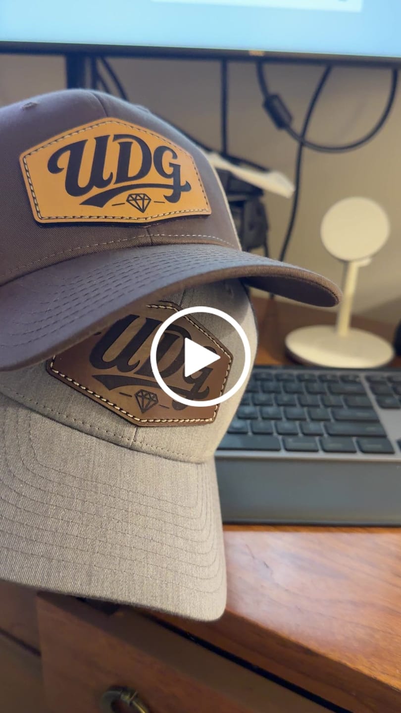 Customer video review of Premium Custom Leather Patch Hats (Wholesale)