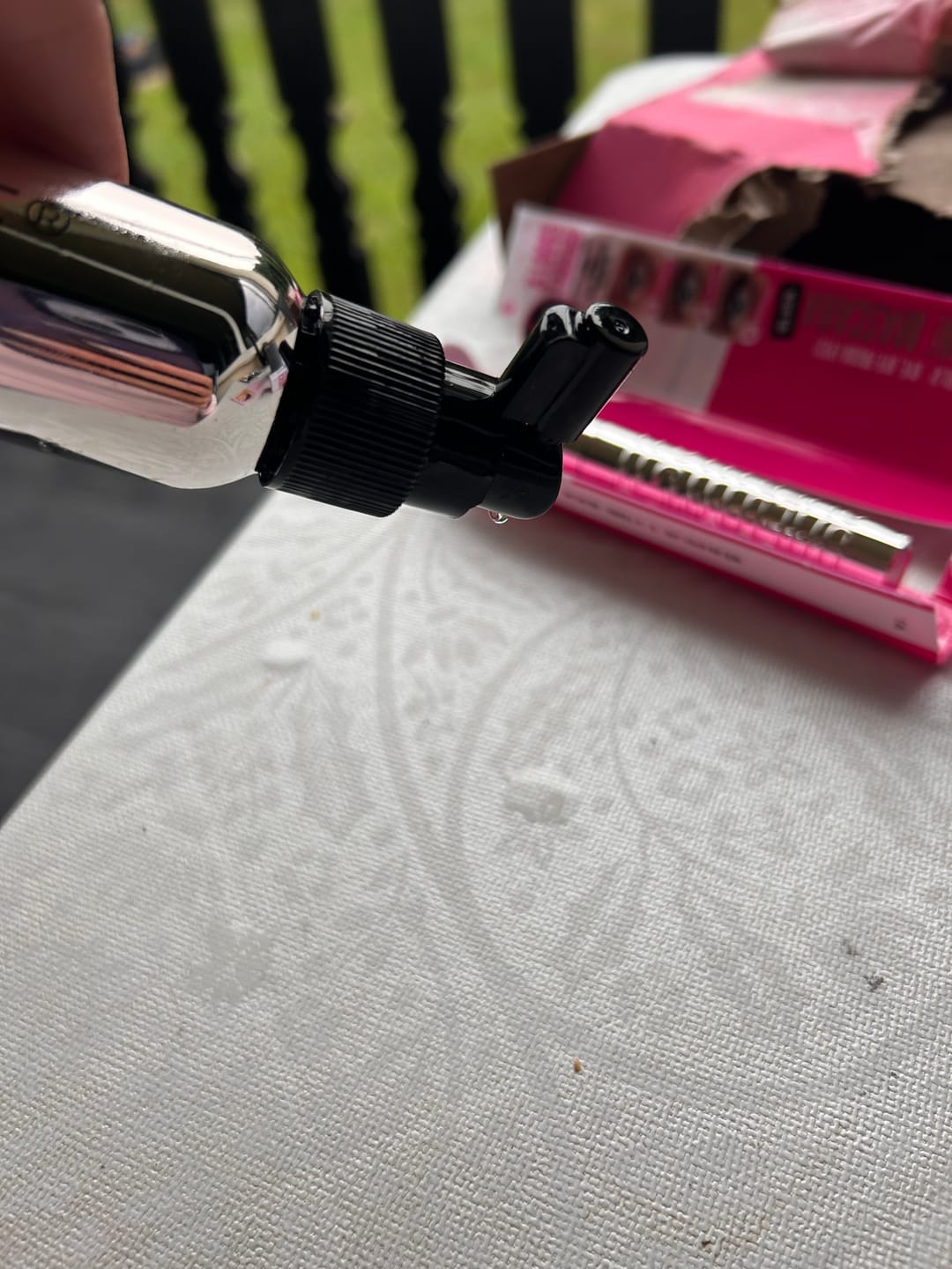 Customer photo review of Haircocaine Booster Spray