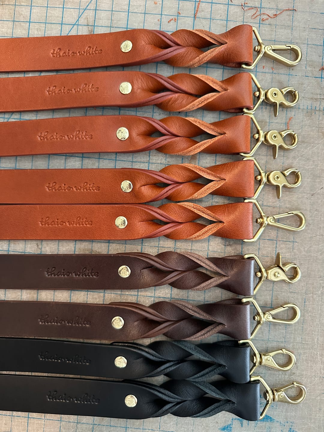 Customer photo review of Conceria Walpier Buttero, 7 oz. | 6 Colors