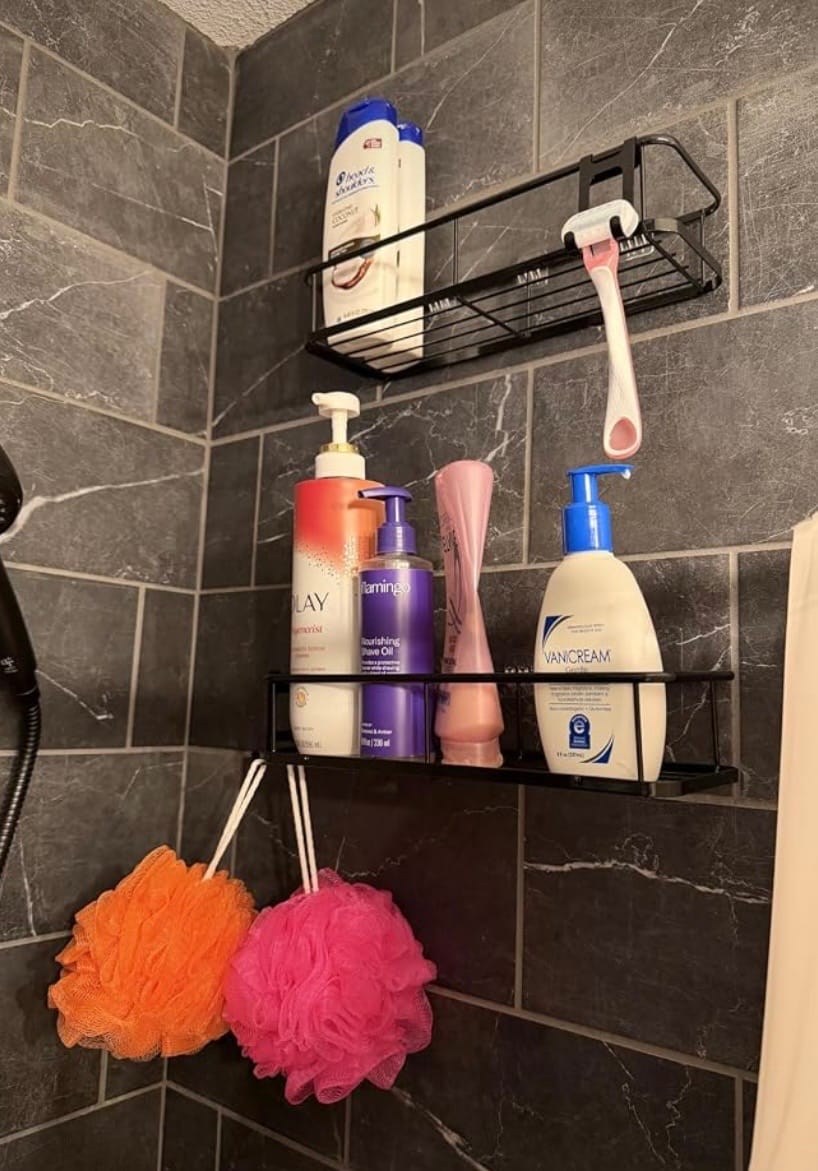 Customer photo review of Shower Rack Nova -Set