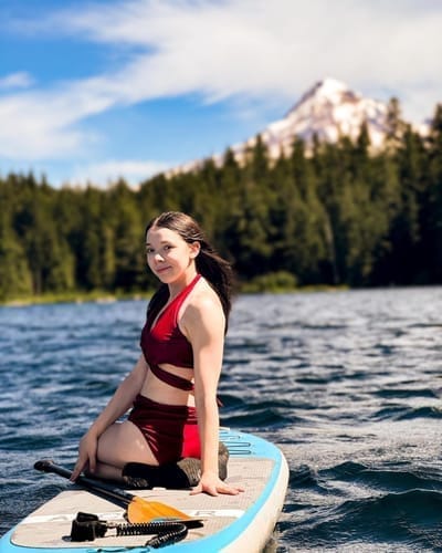 Customer photo review of Emoswim - Bauchweg Bademode Bedeckende High Waist Bikini-Sets