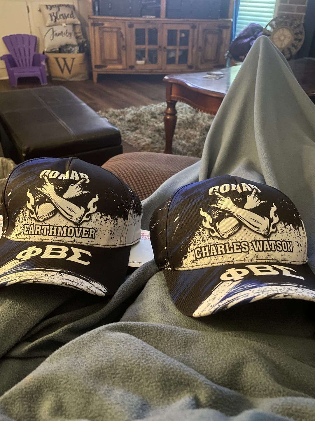 Customer photo review of 3D Classic Cap Phi Beta Sigma Classic Cap Personalized Name Lasfour CA2333