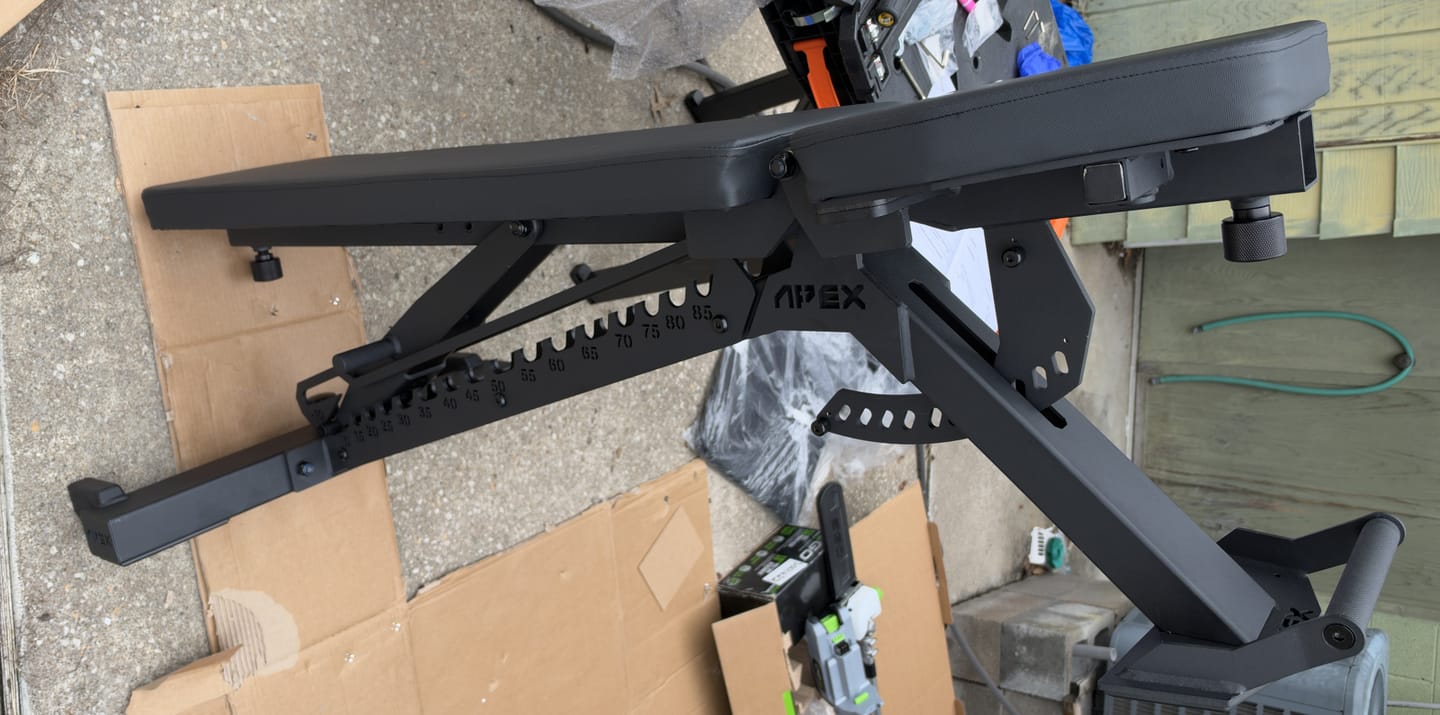Customer photo review of APEX ADJUSTABLE BENCH