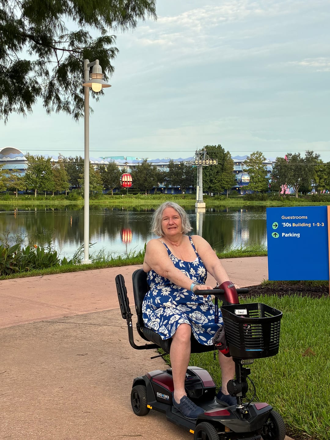 Customer photo review of Multiday Mobility & ECV Foldable Travel Scooter Rental 300 Pound Capacity (3 or more days)