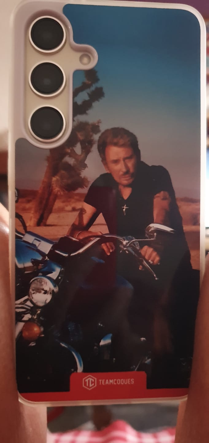 Customer photo review of Coque design JOHNNY HALLYDAY 4 - TEAMCOQUES