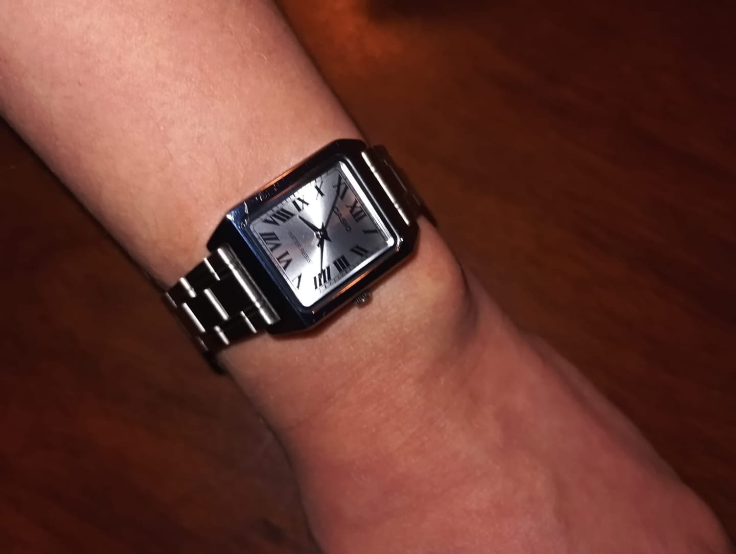 Customer photo review of Reloj Casio Tank Análogo LTP-V007D-7BUDF Acero Dial Plata