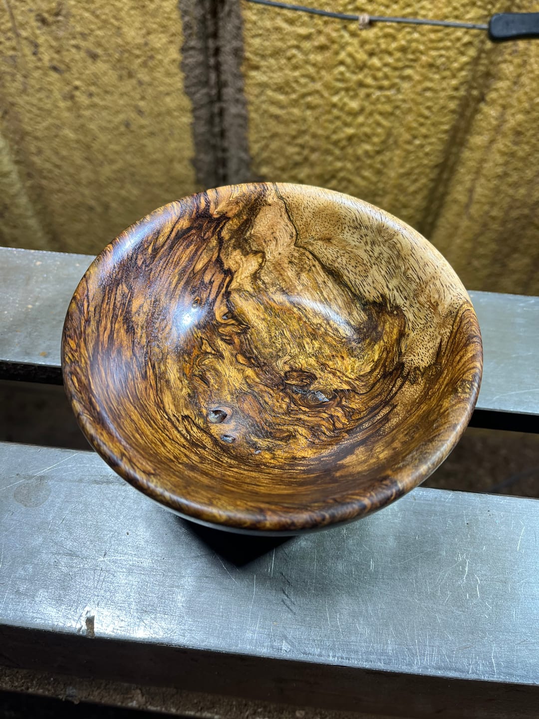 Customer photo review of Chocolate Mango Wood Bowl Blank