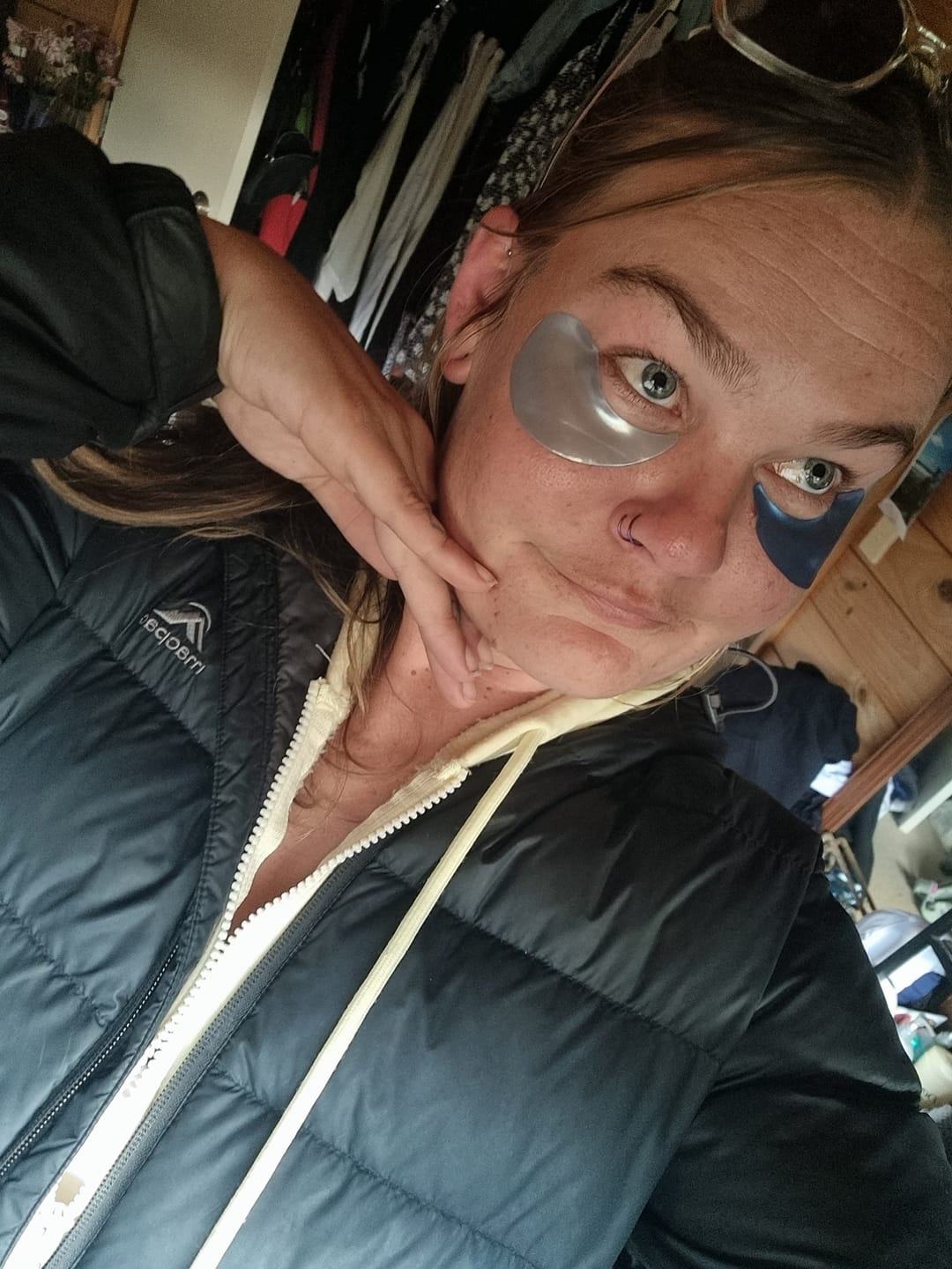 Customer photo review of Everyday Instant Hydration Eye Masks