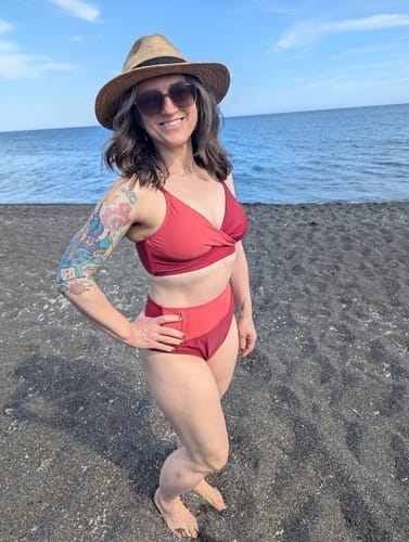 Customer photo review of Emoswim - V-Ausschnitt High Waist Bikini