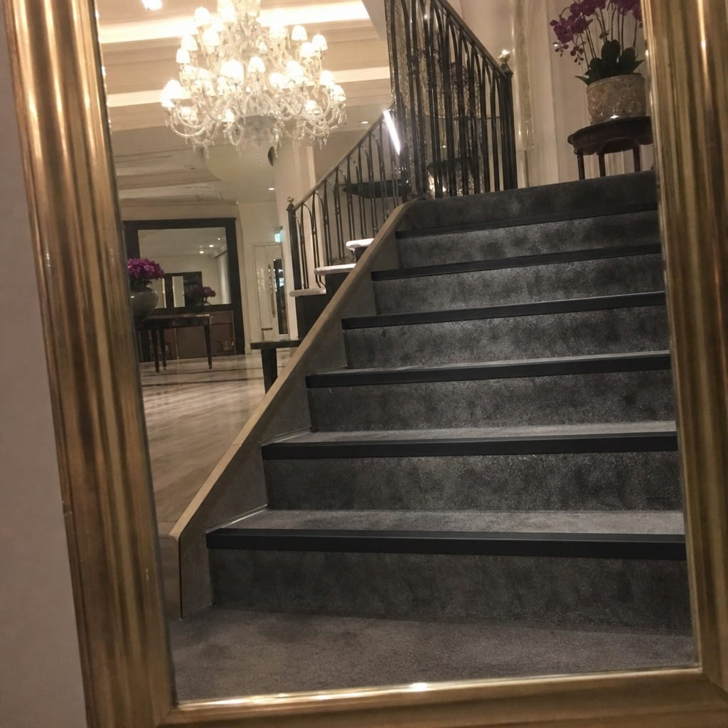 Customer photo review of Aluminium Stair Nosing 62x32mm Square Edge Cut to Any Size