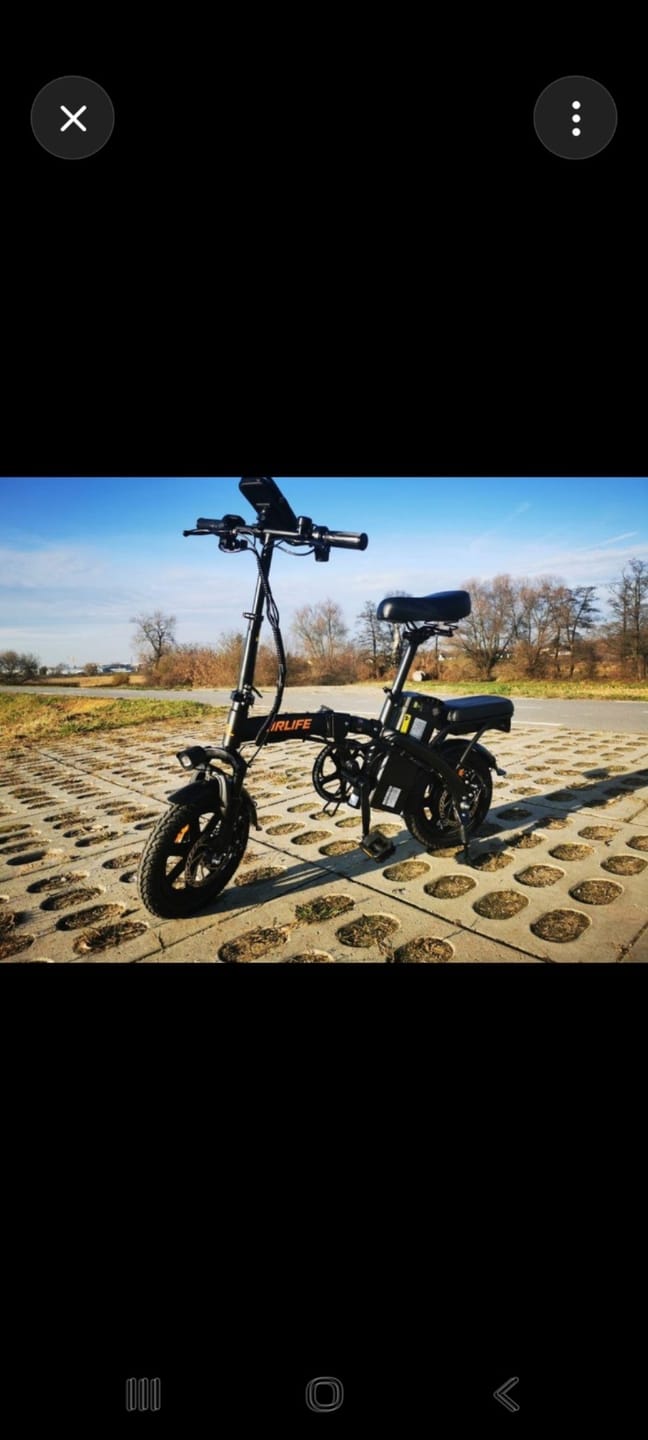Customer photo review of URLIFE F1L 14 Inch Electric Folding Bike