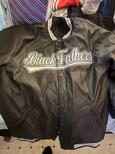 Customer photo review of Custom Royal White-Red Letterman Solider Classic Style Varsity Full-Snap Jacket