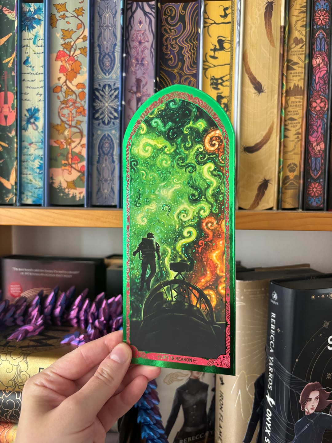 Customer photo review of Life is Reason Bookmark