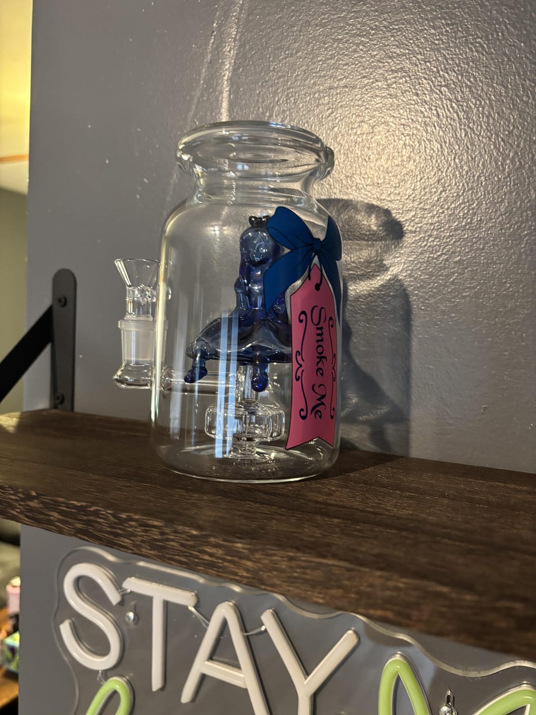 Customer photo review of SMOKE ME BOTTLE BONG