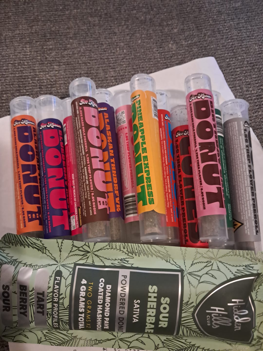 Customer photo review of Ice Kream THCA Donut Value Pack