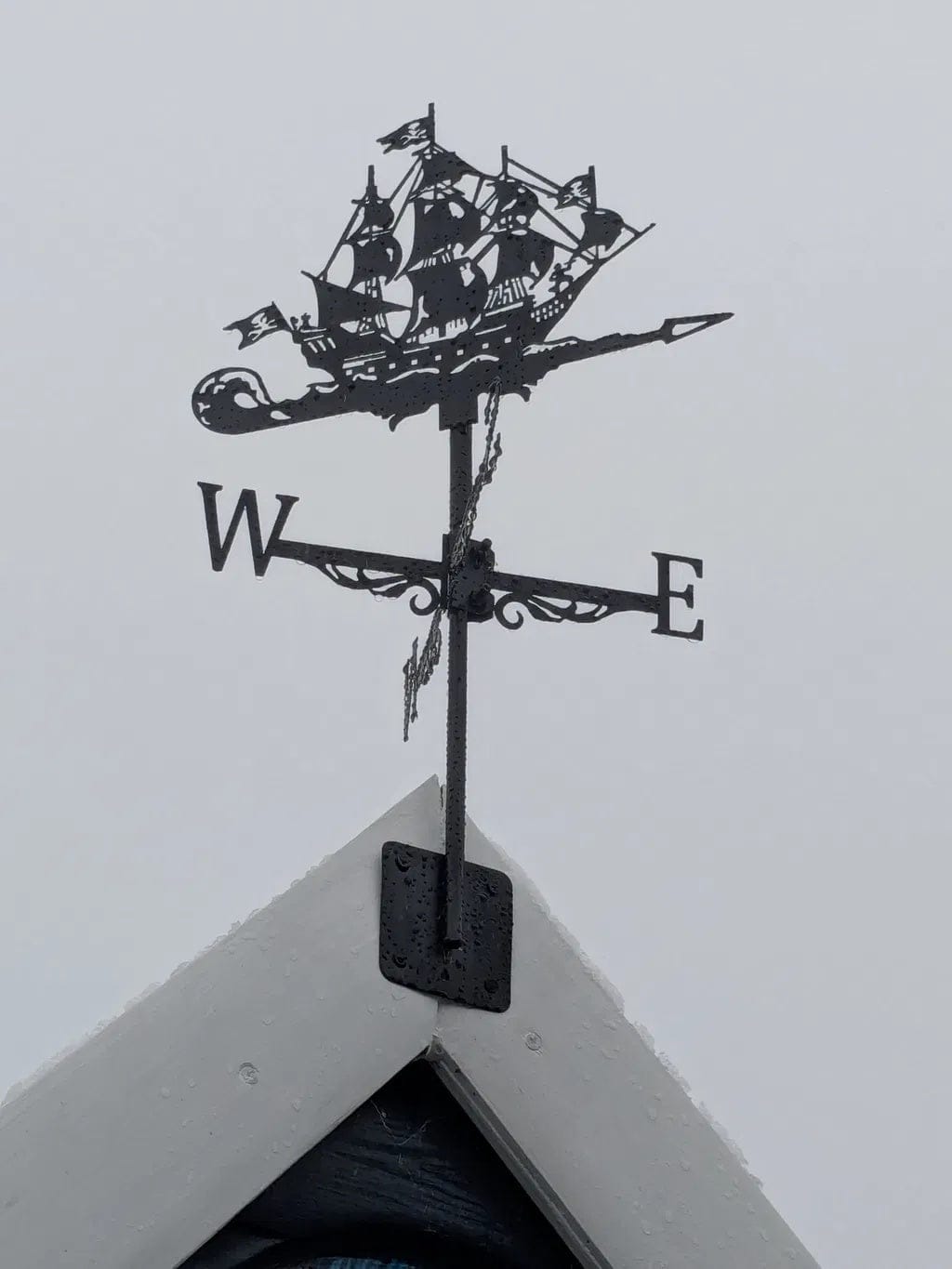 Customer photo review of Weather Vane - Pirate Ship