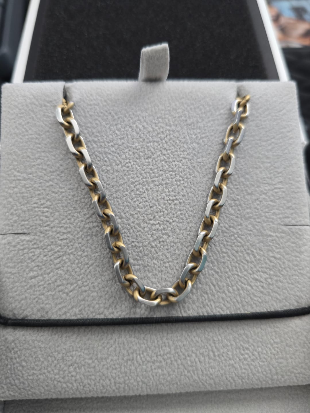 Customer photo review of Two Tone Anchor Link Bracelet | 5MM