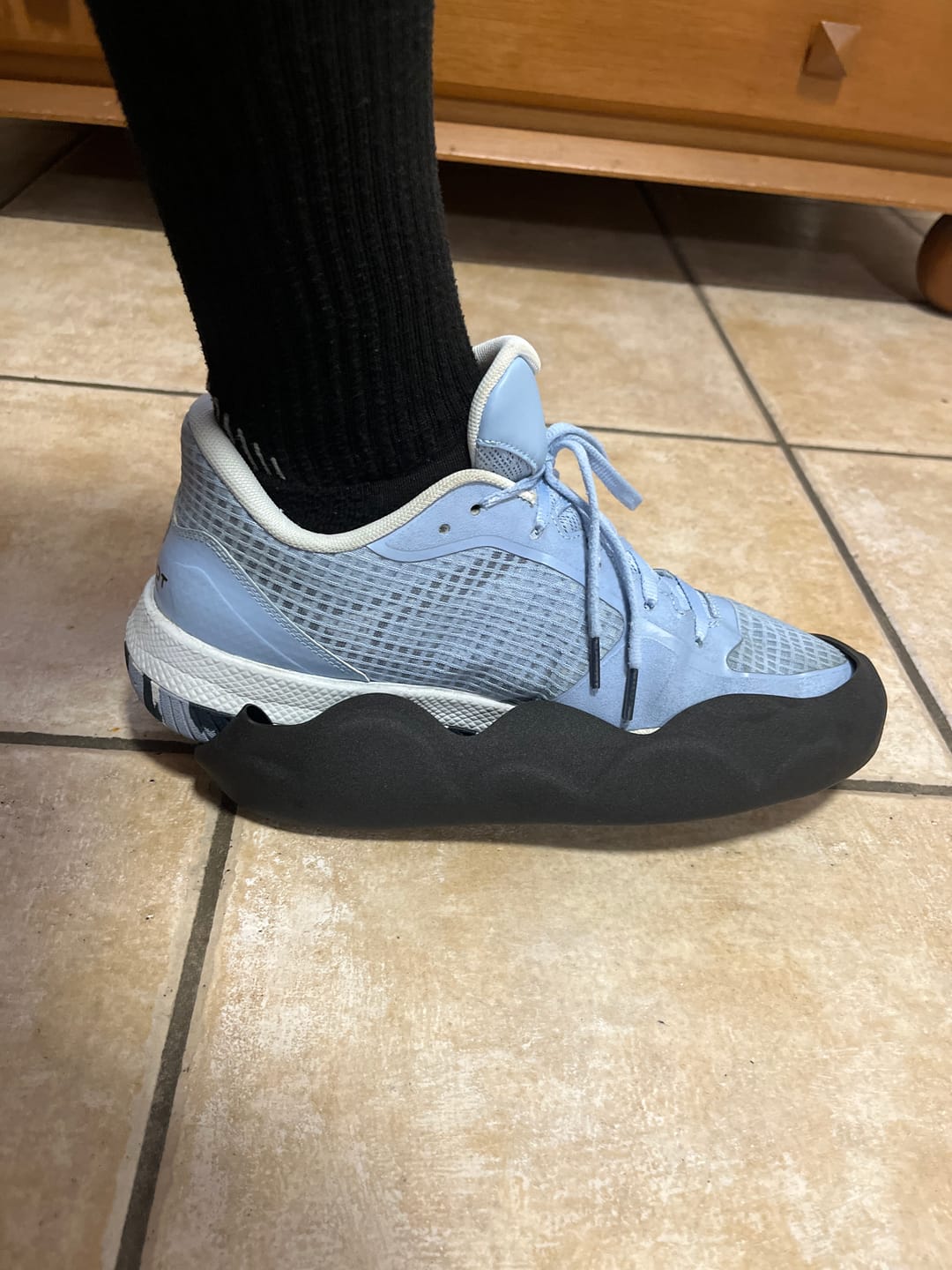 Customer photo review of GLIDE SOLES MATTE BLACK