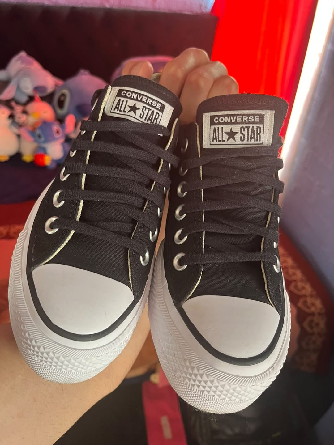 Customer photo review of Zapatilla Converse Chuck Taylor Plataforma Mujer Negro