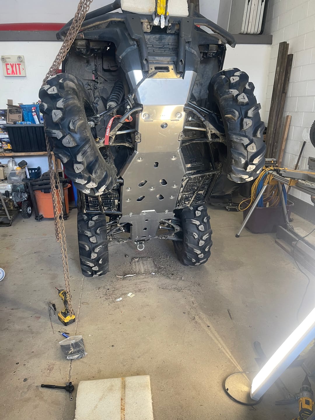 Customer photo review of Frame Skid Plate Kit — Can-Am Outlander 500/700/PRO (2023+)