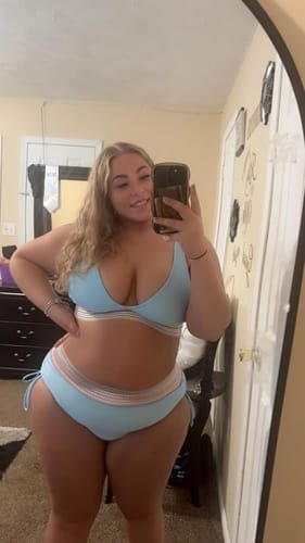 Customer photo review of Emoswim - High Waist Bauchweg Colorblock Bikini-Sets