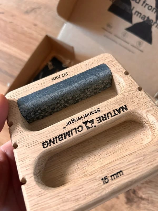 Customer photo review of Stone Hanger - Beech