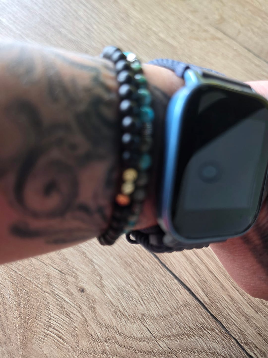 Customer photo review of Obsidian Armband