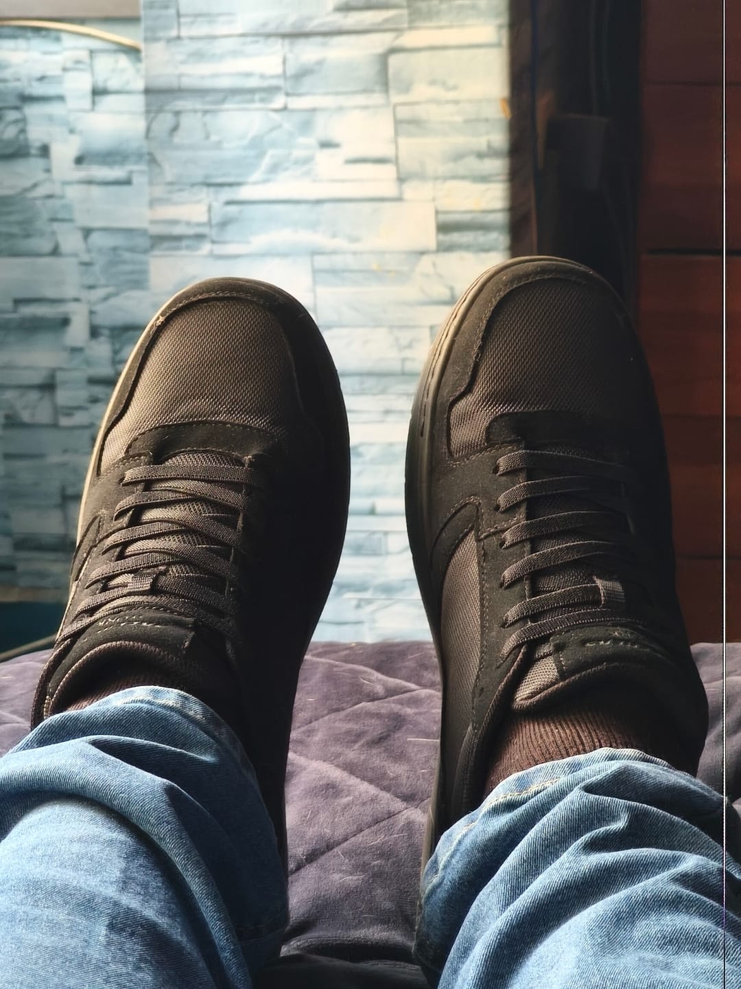 Customer photo review of Zapatilla Ocupacional Hombre Skechers Work Treads Negro Relaxed Fit