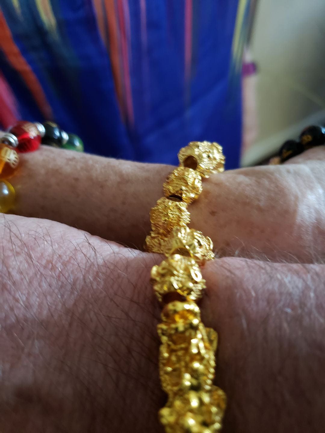 Customer photo review of The Golden Mandate Pixiu Bracelet - Free