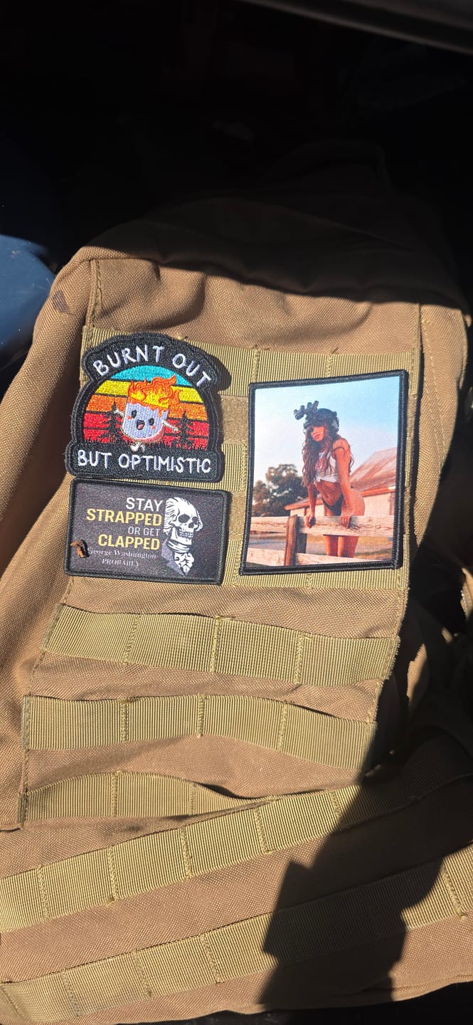 Customer photo review of Ella Langley Vol. 1 - 4" x 3" Sublimation Velcro Morale Patch