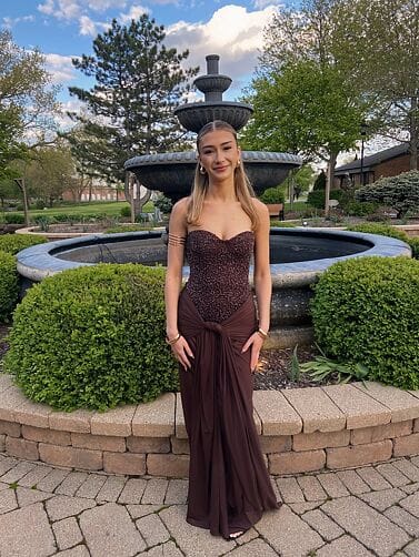 Customer photo review of Carina Maxi Dress