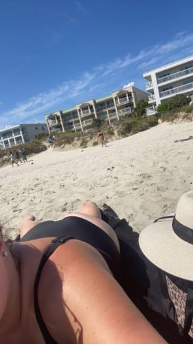Customer photo review of Emoswim - Damen High Waist Bikini-Sets Sportliche Zweiteilige Badeanzüge Colorblock Cheeky High-Cut Bademode