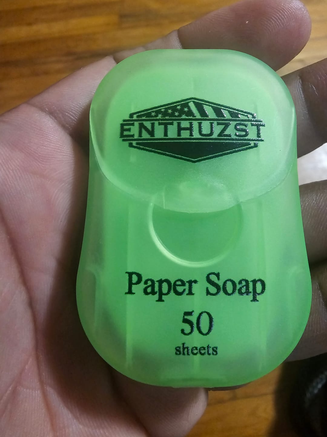 Customer photo review of PAPER SOAP