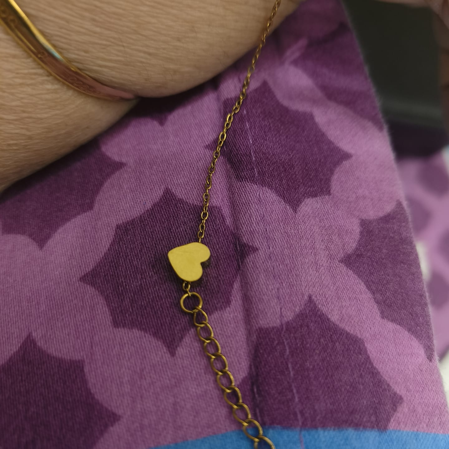 Customer photo review of Paris Heart Necklace