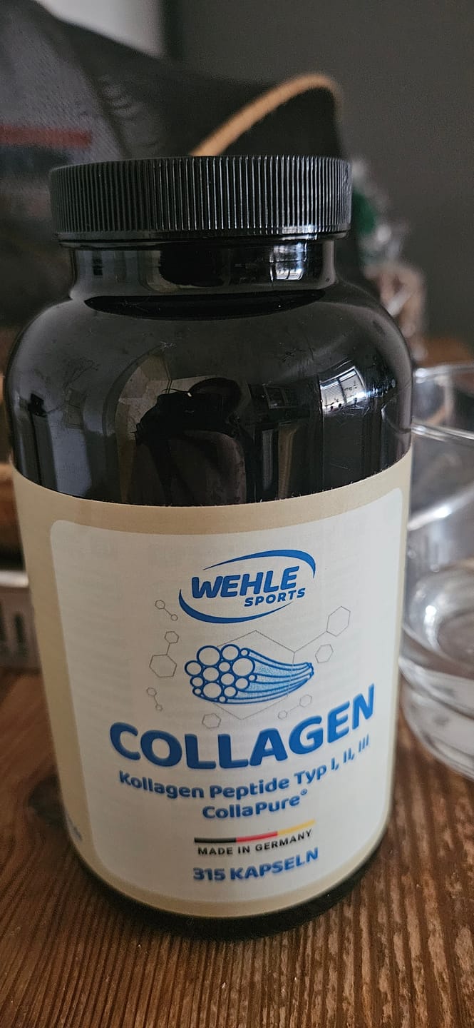 Customer photo review of Wehle Sports Collagen Peptide - 315 Kollagen Kapseln