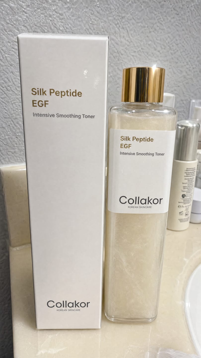 Customer photo review of Silk Peptide EGF Toner