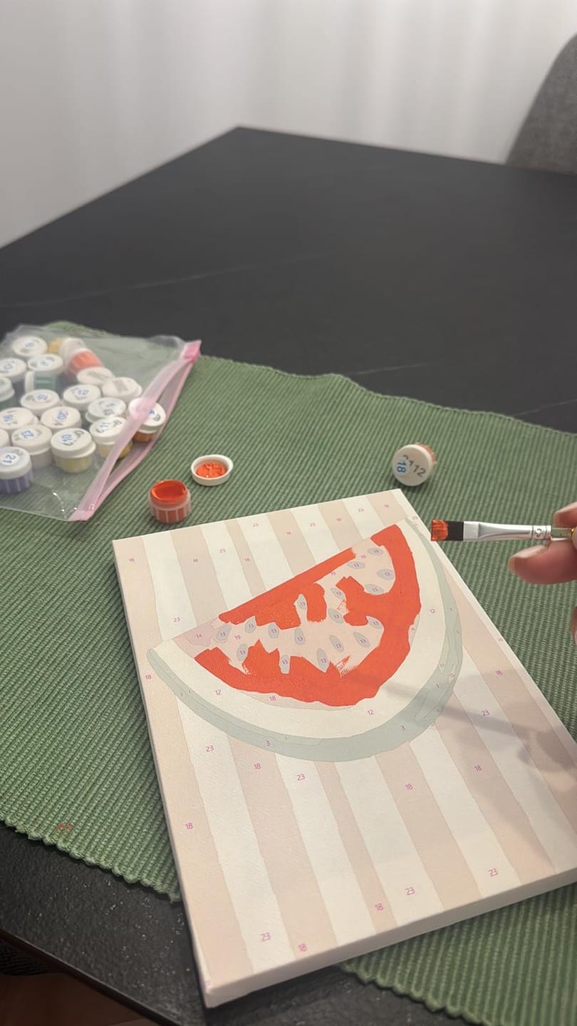 Customer photo review of 6 Mini Paintings - Fruit Set