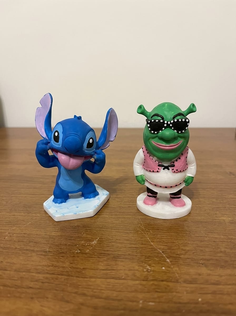 Customer photo review of Paintify 3D Figür Boyama Kiti