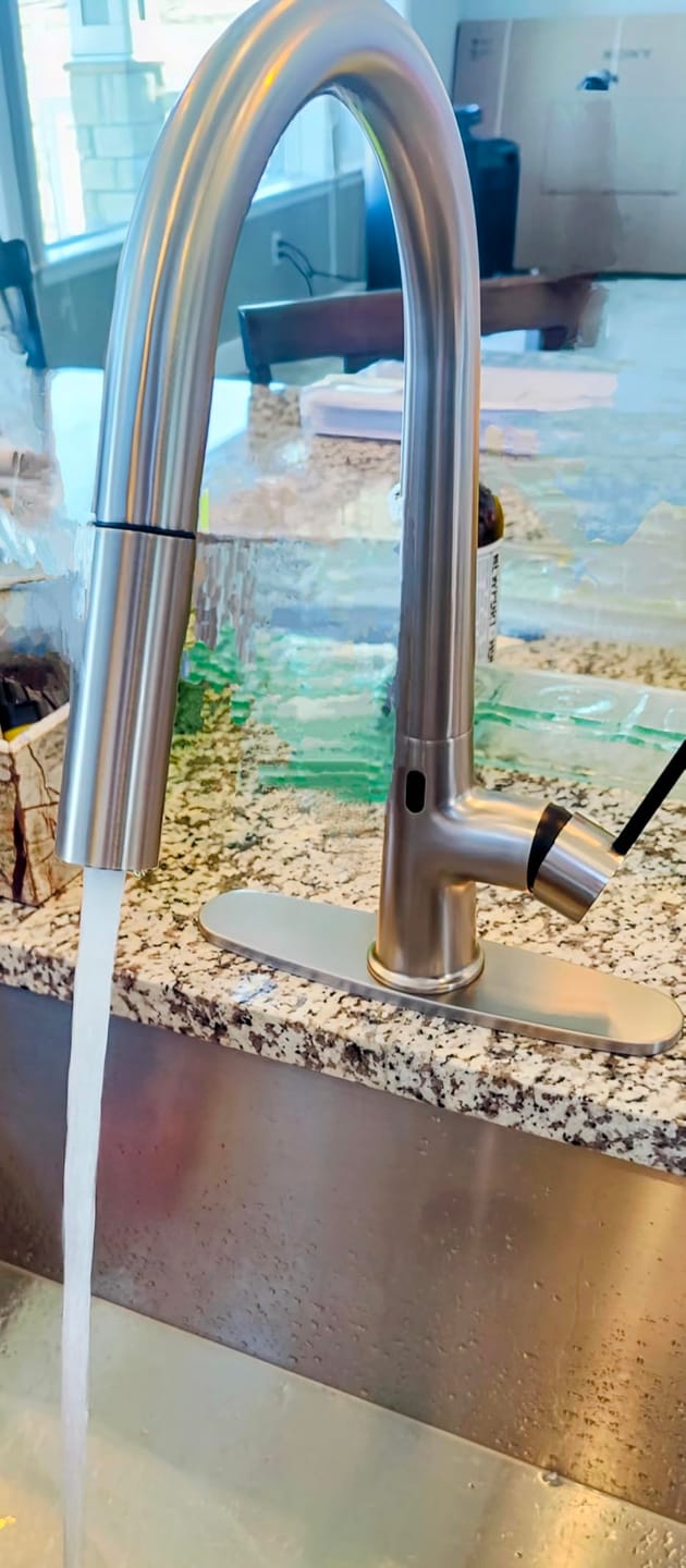 Customer photo review of Lofoten – Touchless Sensor Pull-Down Kitchen Faucet