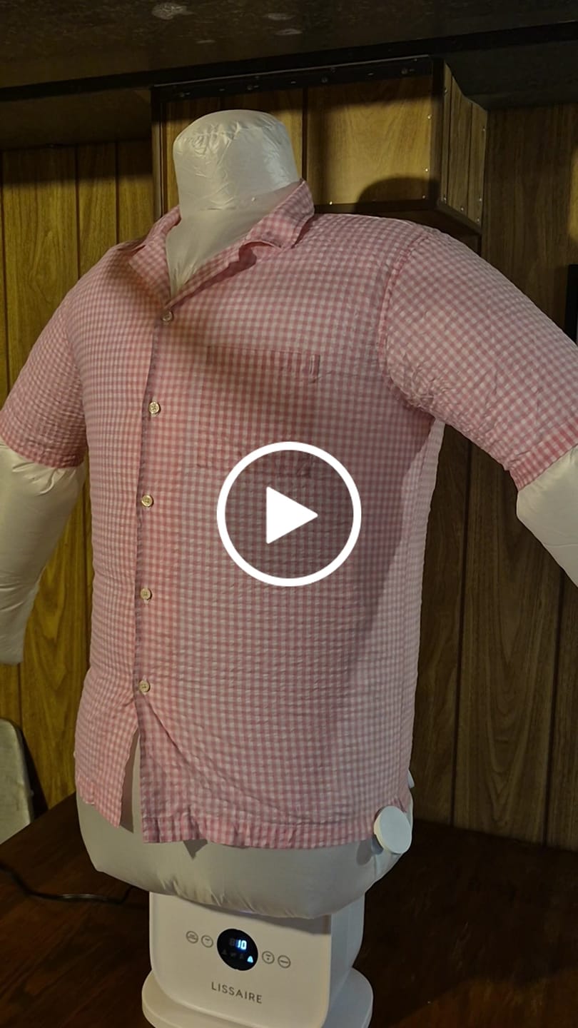 Customer video review of Lissaire Automatic Ironing Machine