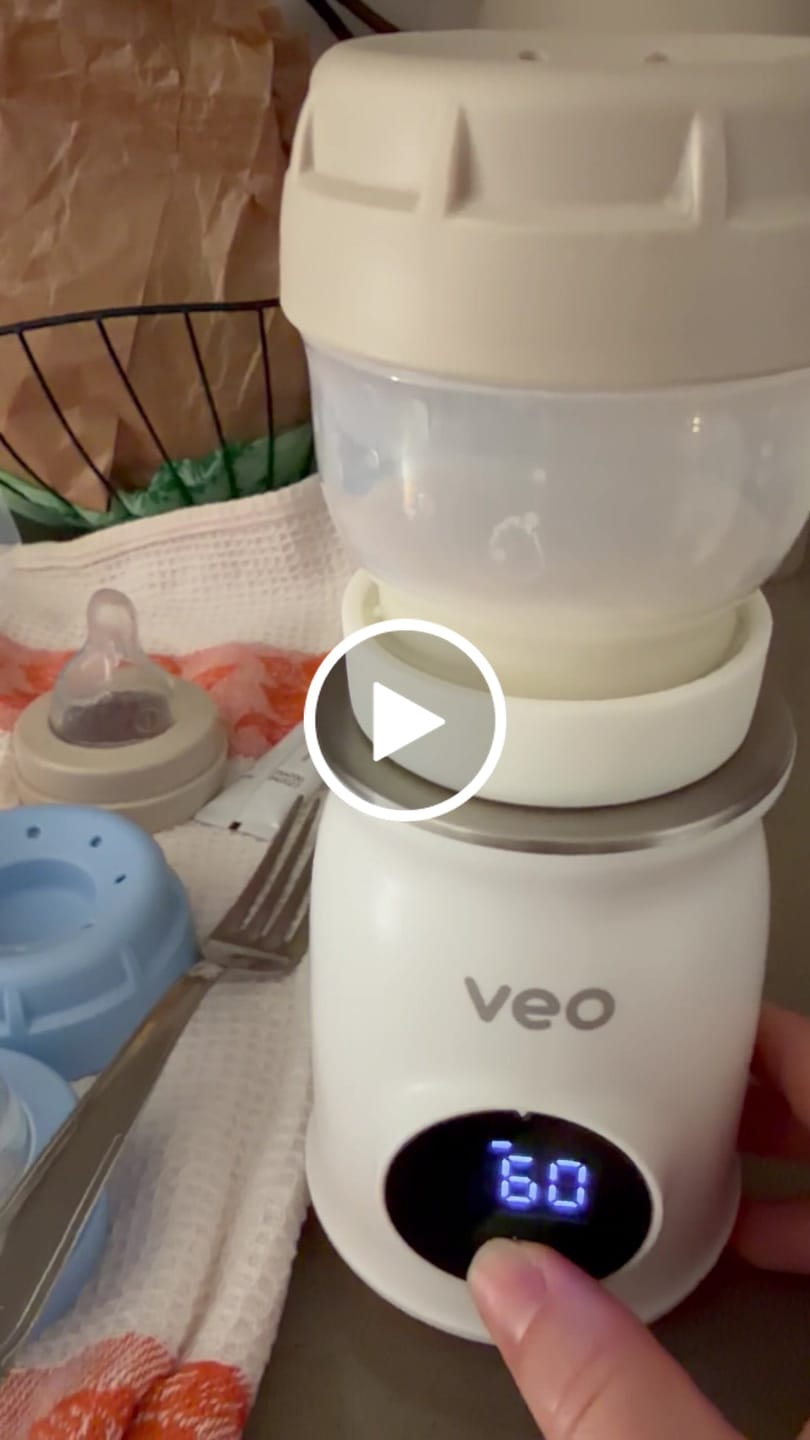 Customer video review of VEO - Il primo scalda biberon portatile a batteria