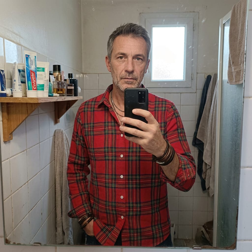 Customer photo review of Kariertes Flanellhemd