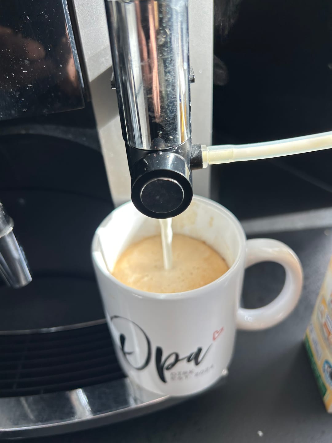 Customer photo review of N°7 Wolkenburg Classic – Zeitlose Eleganz – Espresso Bar Mischung
