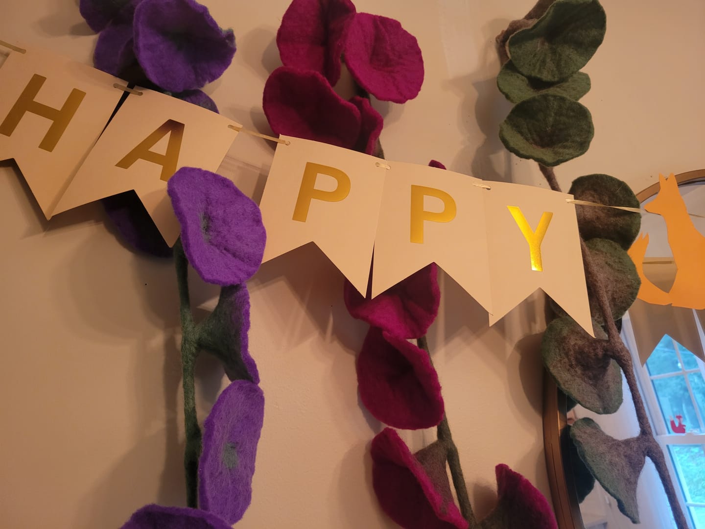Customer photo review of Flower Garland - Maroon