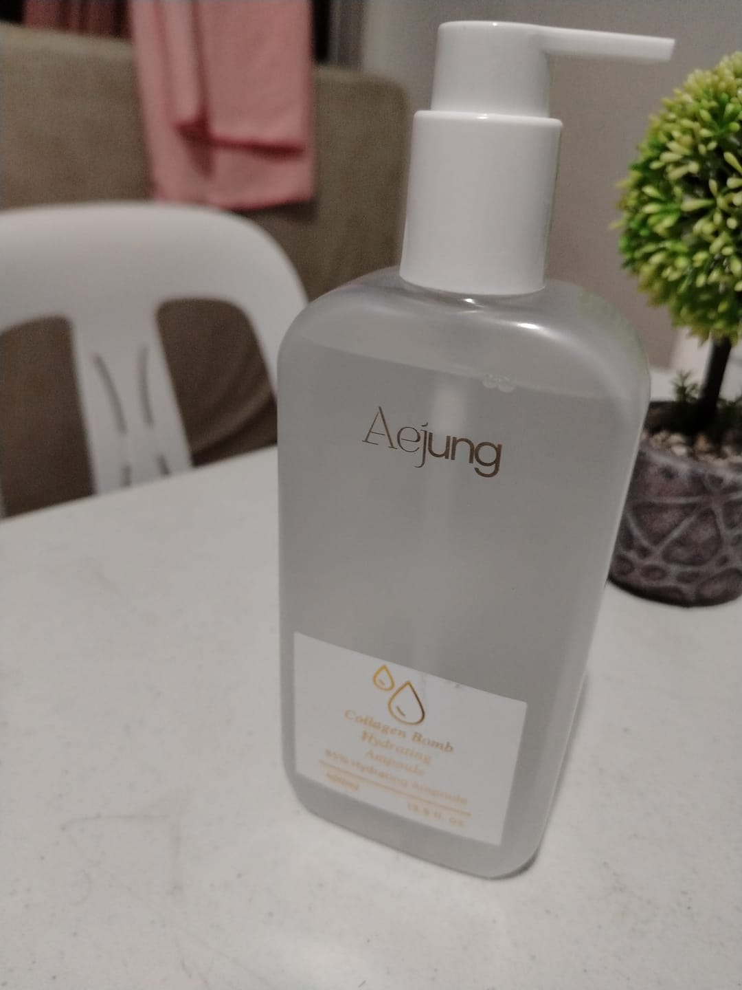 Customer photo review of Aejung™ Collagen Bomb Hydrating Ampoule
