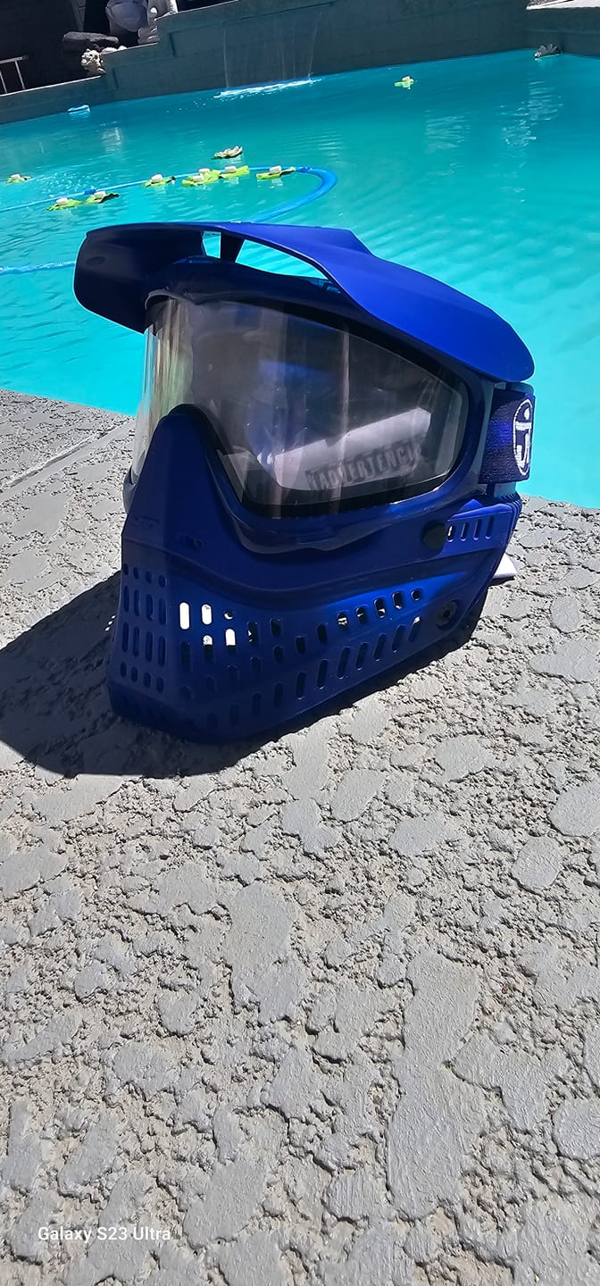 Customer photo review of JT Proflex Mystery Woven Goggle Strap